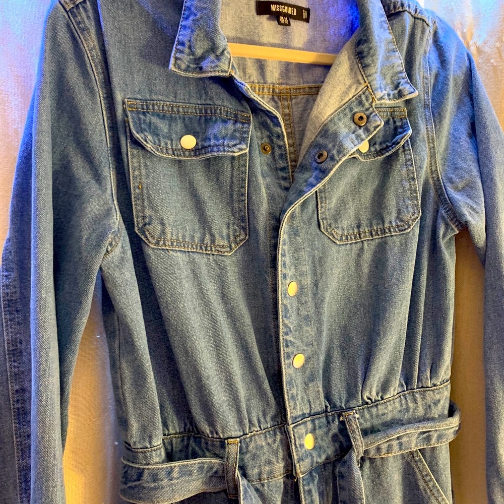 Missguided Denim Jumpsuit!